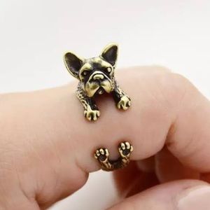 French Bull Dog Adjustable Ring